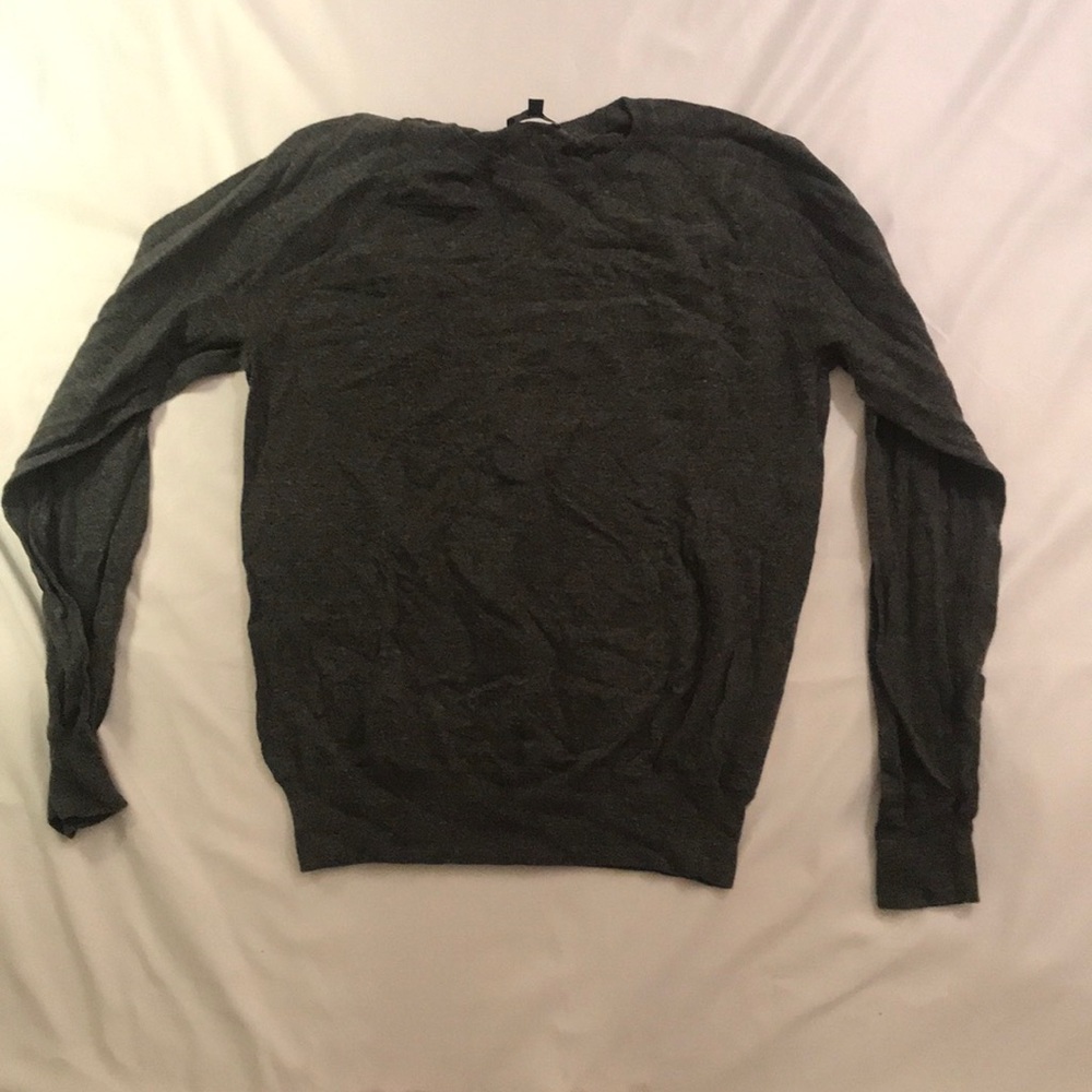 Gray sweater